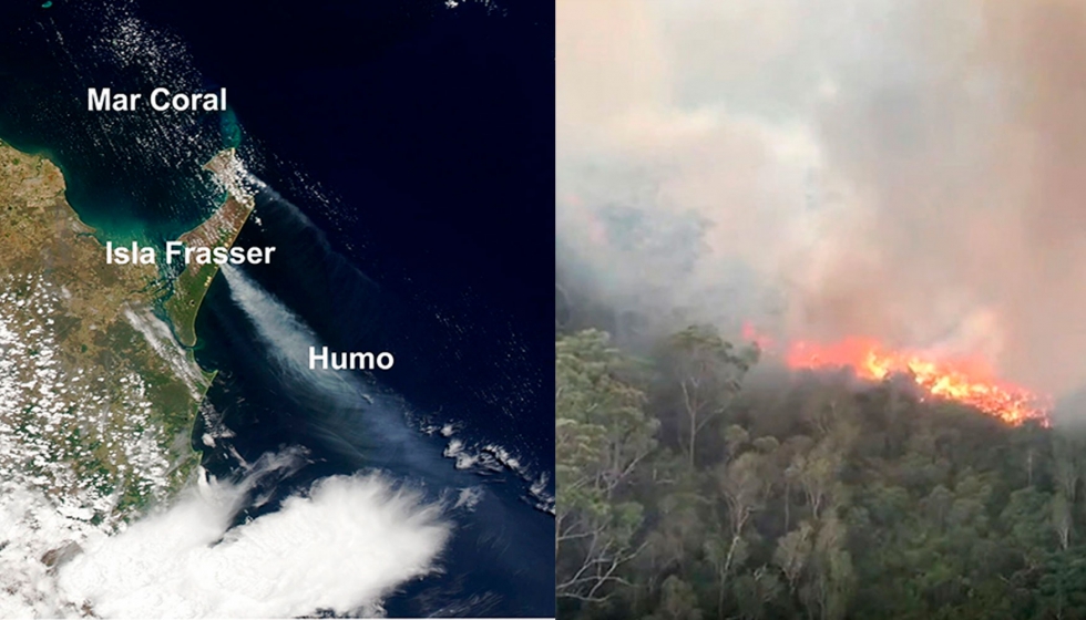 Los grandes incendios forestales son endmicos en Australia...