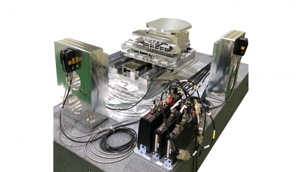 Plataforma de vaco para inspeccin de obleas de semiconductores (AOI), equipada con el sistema de encder lser RLE
