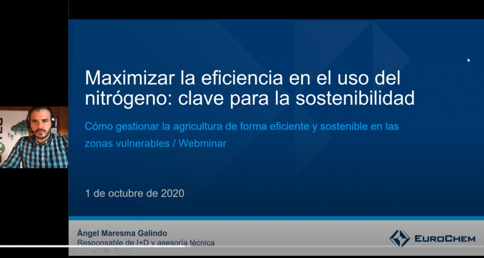 ngel Maresma Galindo, responsable de I+D y asesora tcnica de EuroChem Agro Iberia