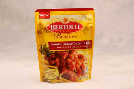 Bolsa de salsa para pasta Bertolli de Unilever y Amcor Flexibles (EE UU)
