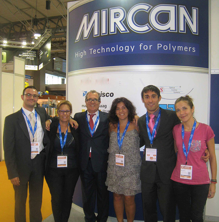A equipa da Mircan, o novo parceiro da Ettlinger para a distribuio de filtros de material fundido no mercado ibrico...