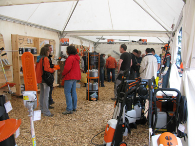 Muestra de productos Stihl en Astuforesta