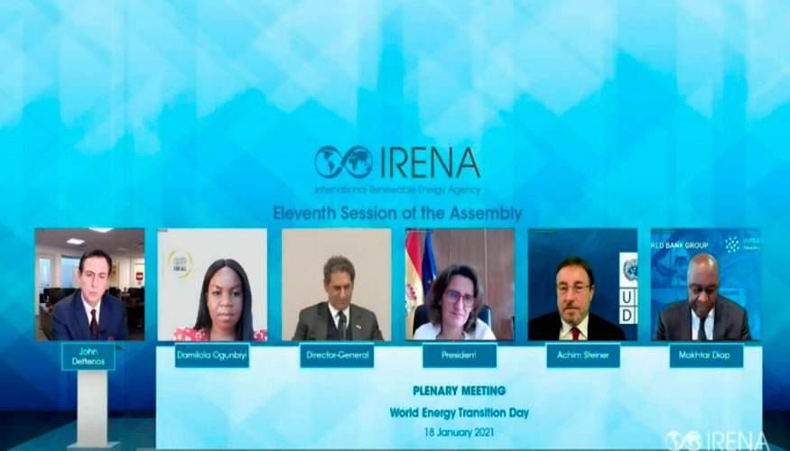 La undcima edicin de la asamblea general de Irena, que se celebr de manera virtual hasta desde el 18 hasta el 21 de enero, reuni a 2...