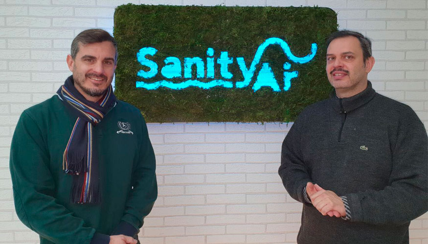 Mauro Garca Acero (iderecha) y Angel Daz Cruz (izquierda). socios fundadores de Sanity Air