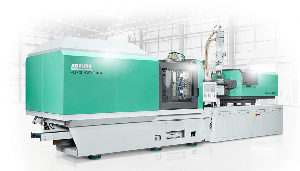 Los productos AMK garantizan que la Allrounder 820 A, al igual que todas las dems mquinas de moldeo por inyeccin elctricas de Arburg...
