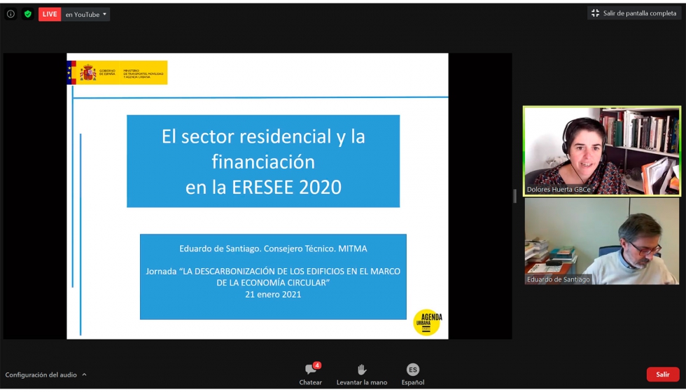 Eduardo de Santiago, del Ministerio de Transportes, Movilidad y Agenda Urbana, present la ERESEE