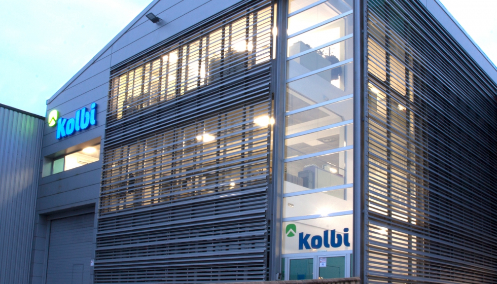 Fachada de las instalaciones de Kolbi en Zamudio