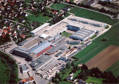 Aerial view of the factory of Sontheim