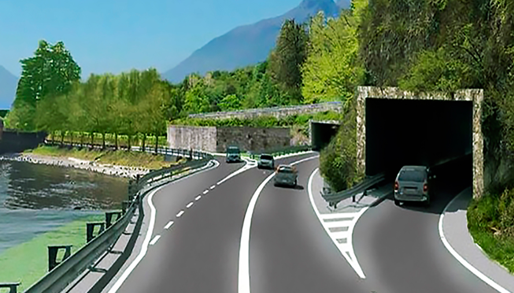 La carretera, de 9,5 km, tendr� tres t�neles que suman casi ocho kil�metros