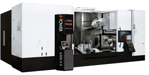 Depending on the type of machine, Yamazaki Mazak has now integrated up to seven intelligent control of the machine functions...
