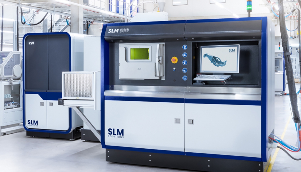 Las mquinas de fusin selectiva por lser de SLM Solutions se utilizan hoy en da para la creacin de prototipos y la produccin en serie en...