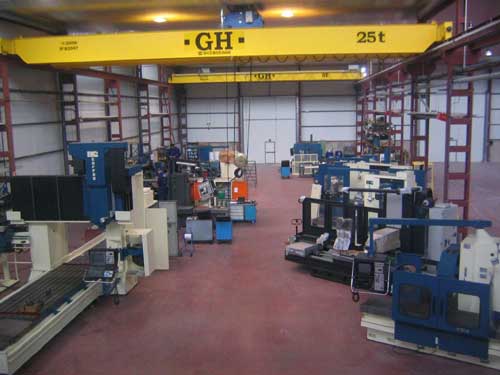Currently, N.C. Service has large elements of lifting up to 25 t, Correa CNC milling machines for machining, winches Amutio and grinders Ger...