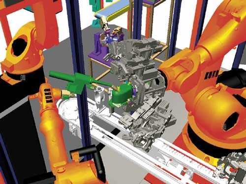 High-tech from the idea to the finished product: in the development of new processes, simulations also help to increase energy efficiency...