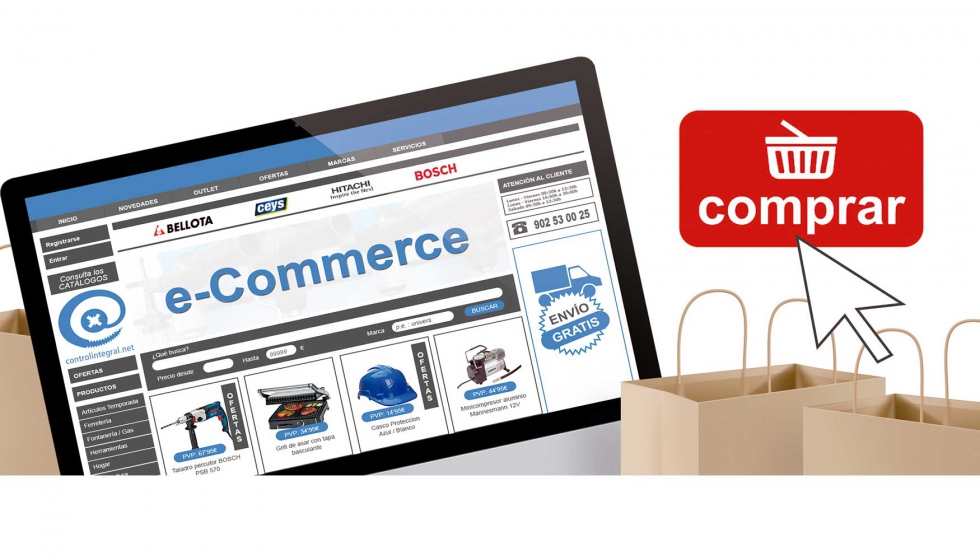 El e-commerce de Control Integral aporta muchas ventajas, no solamente en forma de ventas, sino tambin en forma de servicio al cliente...