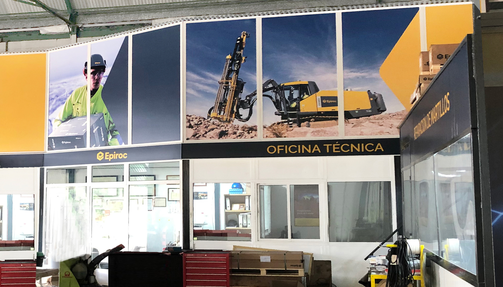 El nuevo centro de trabajo de Nerva se ha convertido en la delegacin de Epiroc en Andaluca