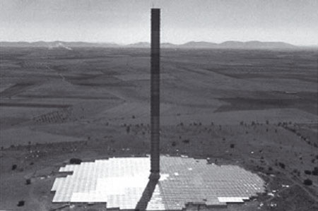 Figure 2: Prototype of solar Tower Manzanares (Ciudad Real)