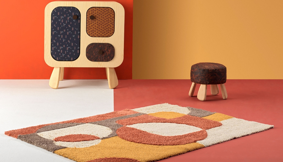 Figura 4: Prototipos de alfombra desarrollados en el transcurso del proyecto