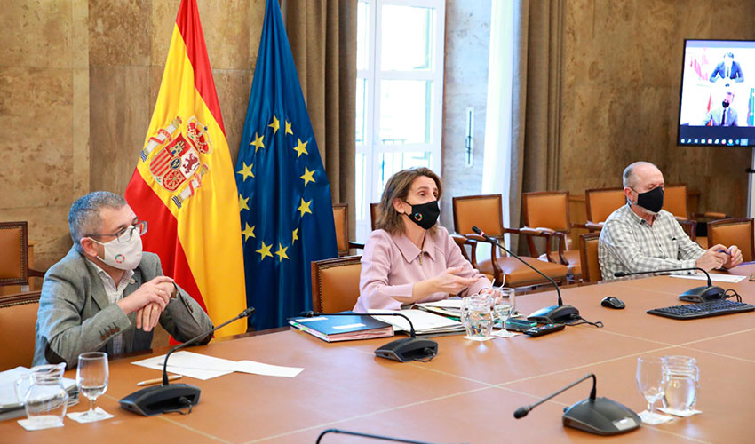 Teresa Ribera, vicepresidenta y ministra para el Transicin Ecolgica y el Reto Demogrfico...