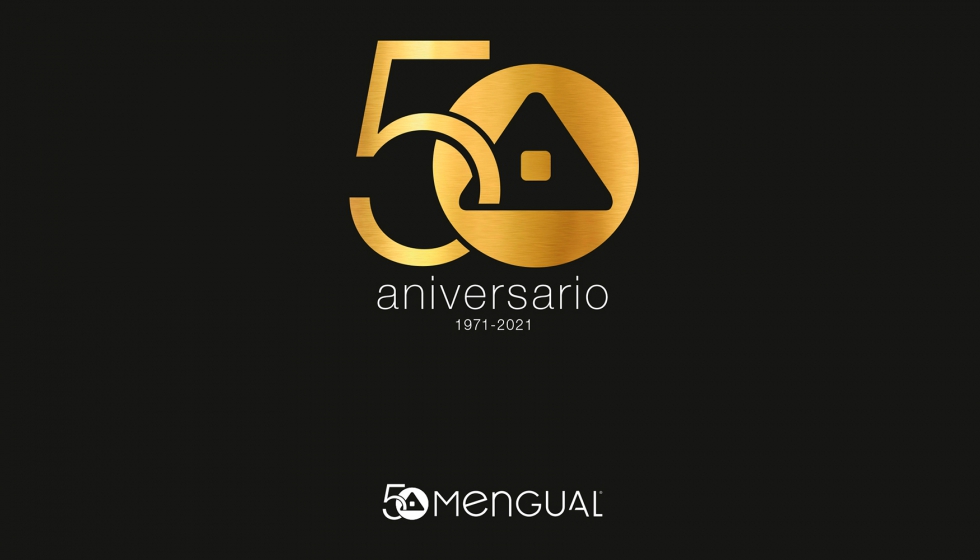 Restyling del logotipo de Mengual en conmemoracin a los 50 aos