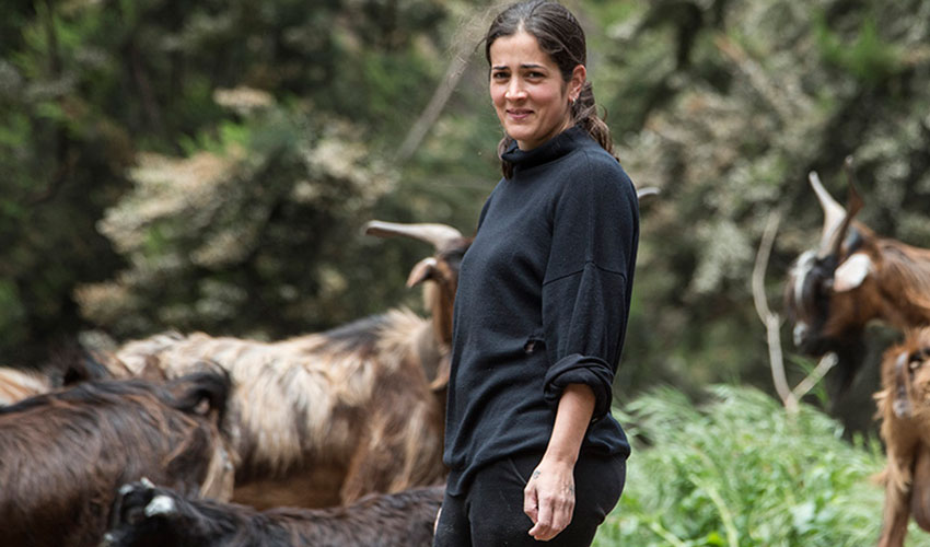 Brenda Rodrguez, presidente de la asociacin de cabra Palmera. Foto: Tato Gonalves