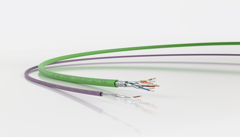 Muchos sensores en la fbrica inteligente se conectarn en el futuro con cables Ethernet de un solo par...