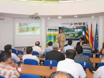 Durante el seminario en Valencia