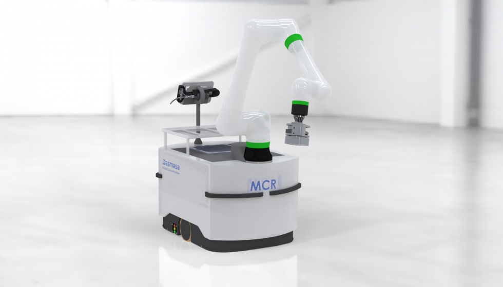 El MCR de Desmasa est equipado con el robot colaborativo CRX de Fanuc