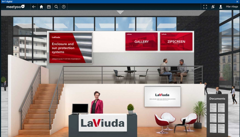 El stand virtual de LaViuda se convirti en la zona de trabajo perfecta para que los clientes conociesen de primera mano los productos presentados en...