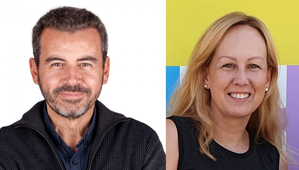 Ferran Umbert, CEO de Baby Monsters, y Rosa Mara Seco, gerente de Mima Bebs