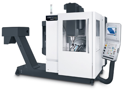 The DMU 50 eco is indicated for the finishing of unique pieces and the machining of small series