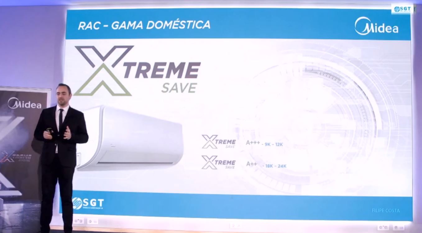 Filipe Costa, durante a apresenta��o da gama dom�stica