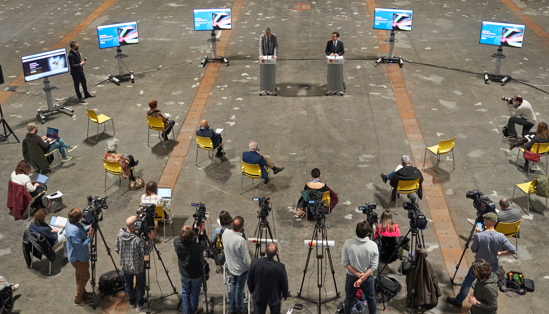 Plano da Ifema prev� tr�s fases, de mar�o a maio, dentro da pr�pria organiza��o interna