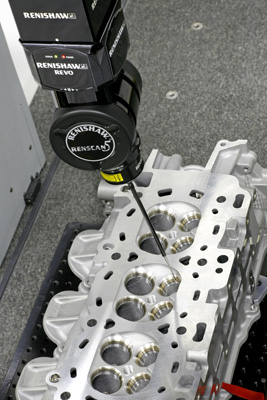 Revo system of 5-axis measuring valve seats