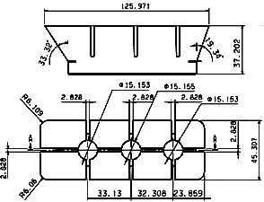 Fig. 6- Mediciones en el inserto de SMC