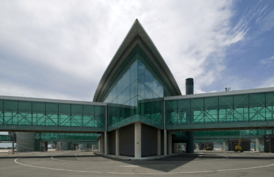 Exterior de la Terminal 1 del aeropuerto de El Prat