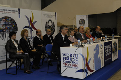 Imagen de la clausura de la World Fishing Exhibition 2009