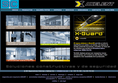 Nueva web de Sic-Axelent