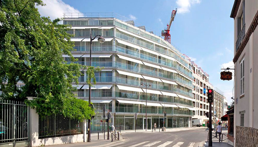 Ourcq-Juar�s Student and Social Housing, foto cortes�a de Philippe Ruault