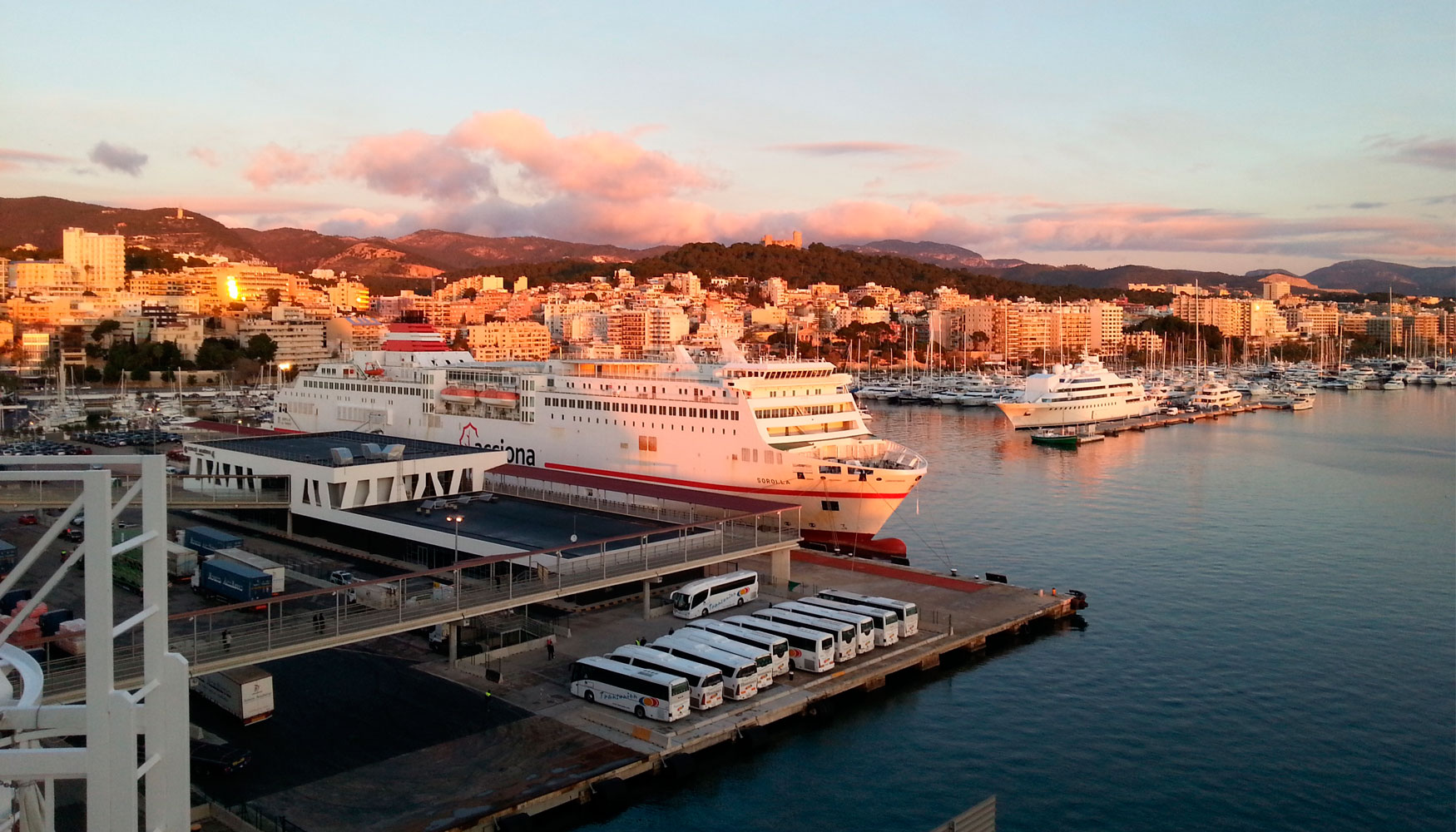 Imagen del puerto de Palma de Mallorca