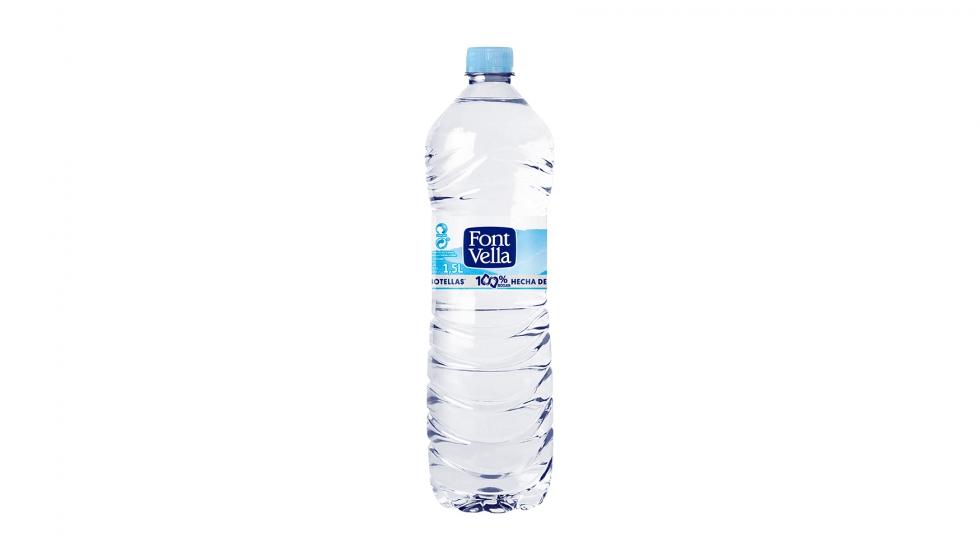 Font Vella lanza una botella fabricada íntegramente con plástico