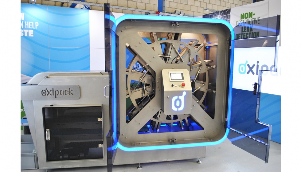 Oxipack colabor con Machinefabriek Geurtsen para desarrollar una mquina modular que permitiera realizar pruebas de estanqueidad en hasta 120...
