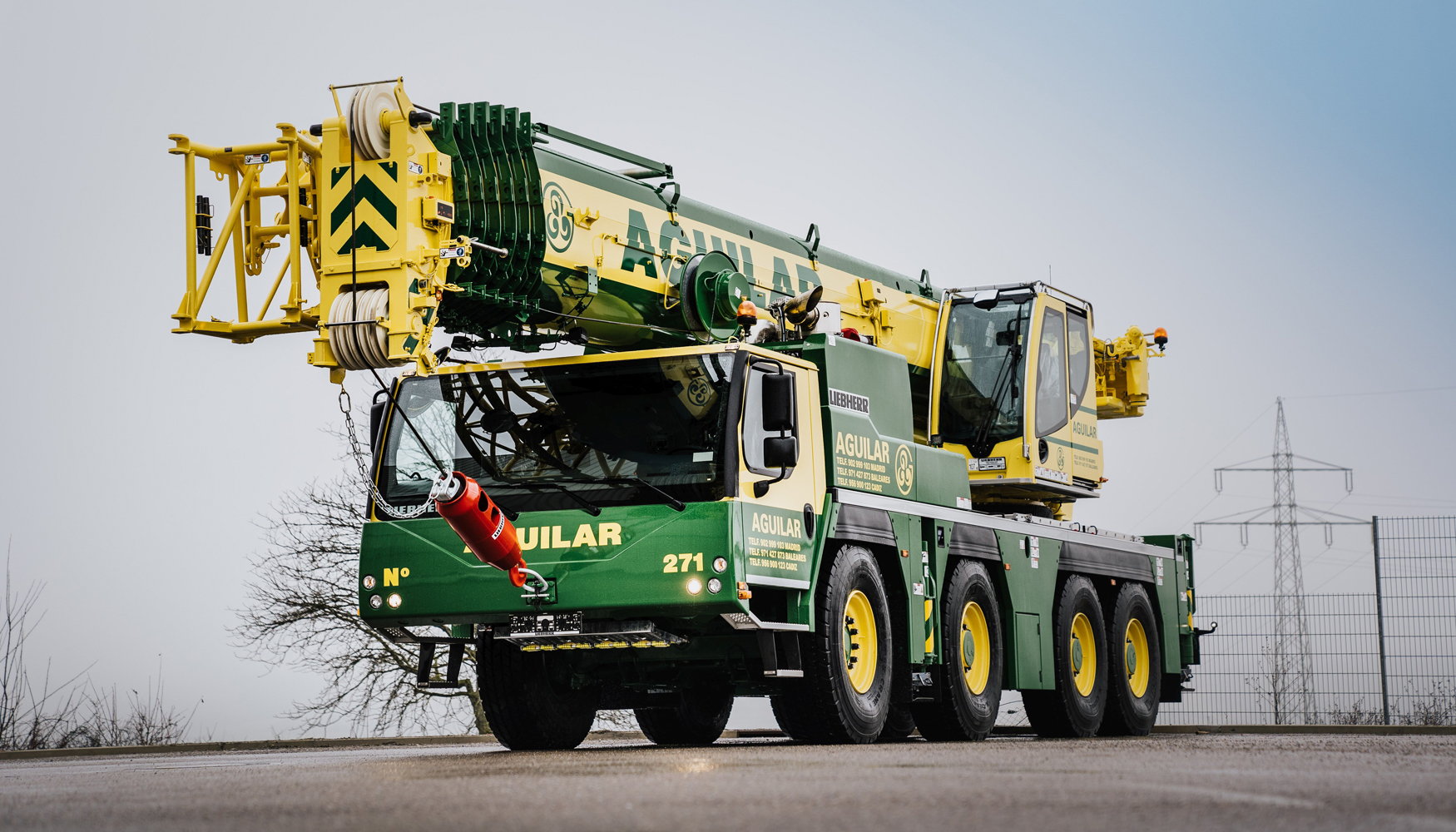 LTM 1120-4.1 de Liebherr, un modelo de gra que destaca por su gran capacidad de carga y alcance, adems de por sus reducidas dimensiones...