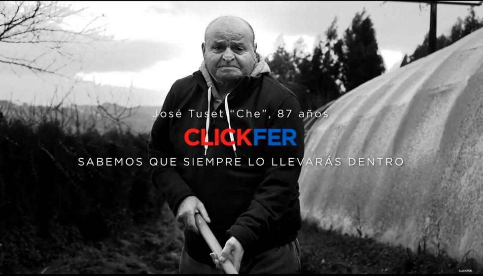 Jos Tuset Che, protagonista de este segundo spot de Clickfer