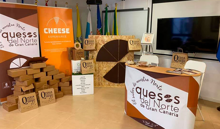 Escenario de la presentacin de la Feria Europea del Queso