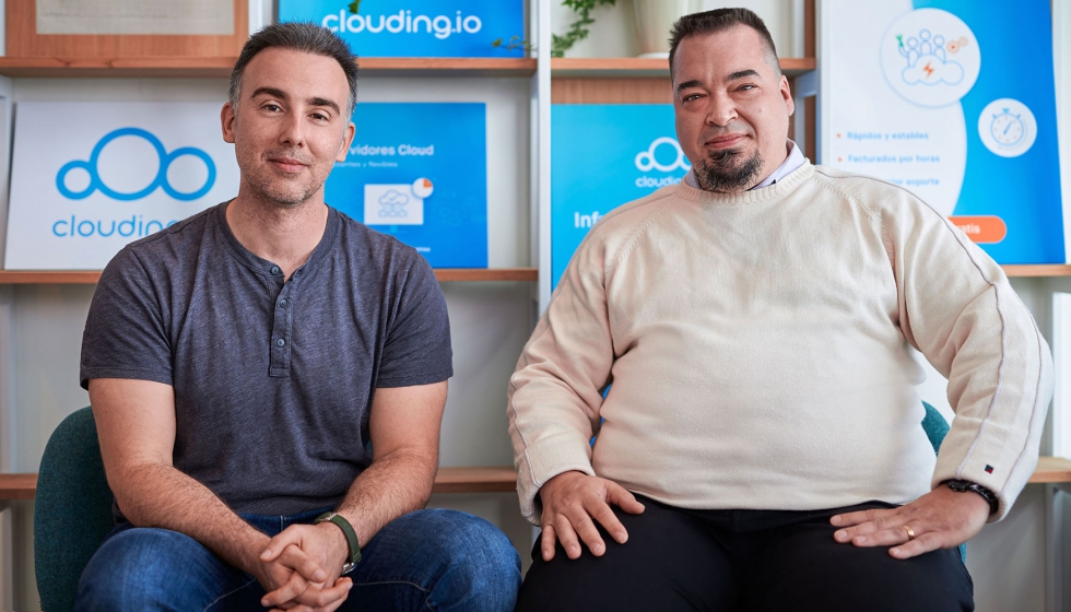 Xavier Trilla, CEO de Clouding, y Arnau Marc, CTO de Clouding