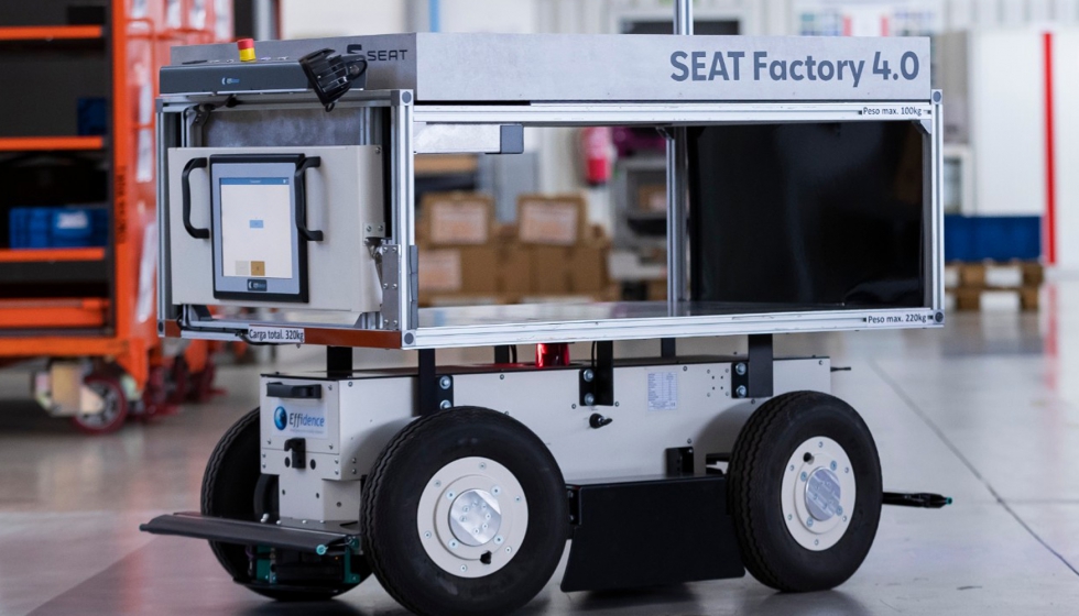 Seat incorpora robots mviles autnomos en la planta de Martorell