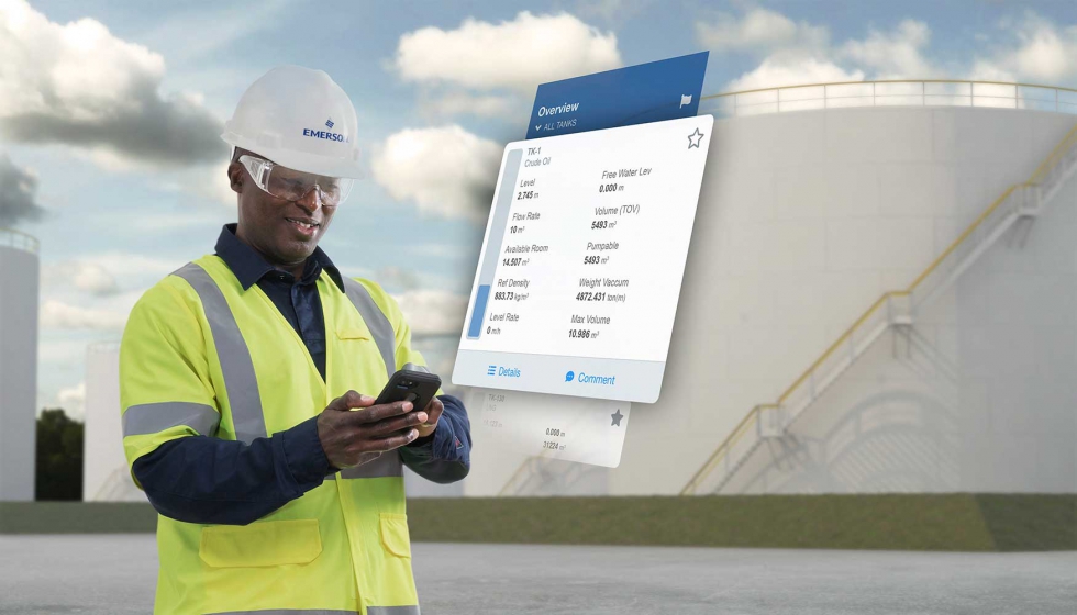 El Rosemount TankMaster versin para mvil proporciona acceso a los datos de los tanques en vivo y proporciona una visin clara de todos los tanques...