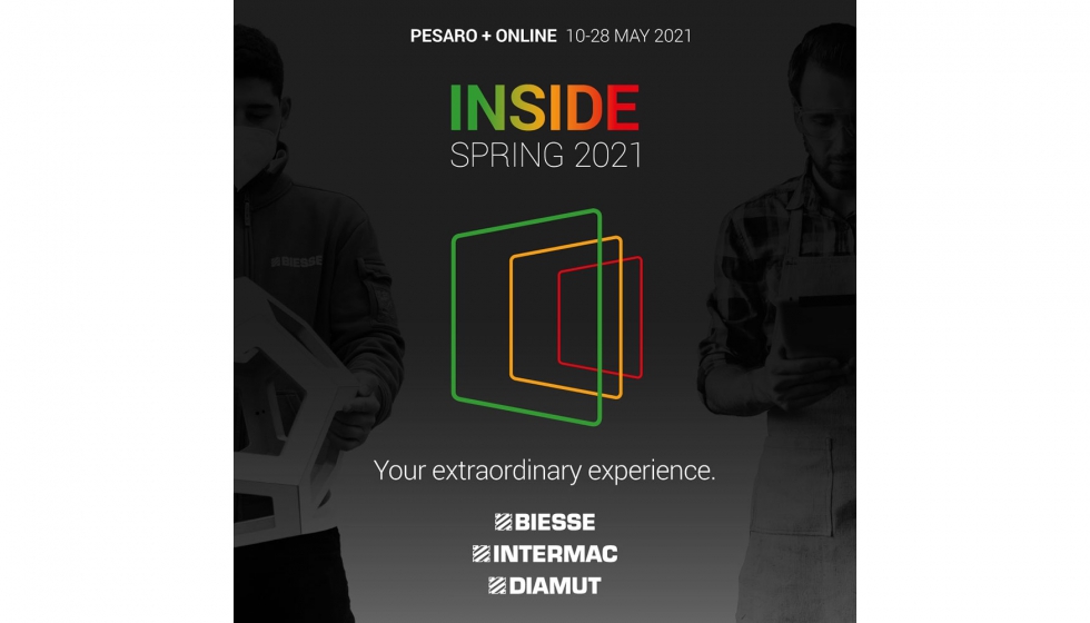Inside Spring 2021, el evento 'on-life' de Biesse Group tendr lugar del 10 al 28 de mayo
