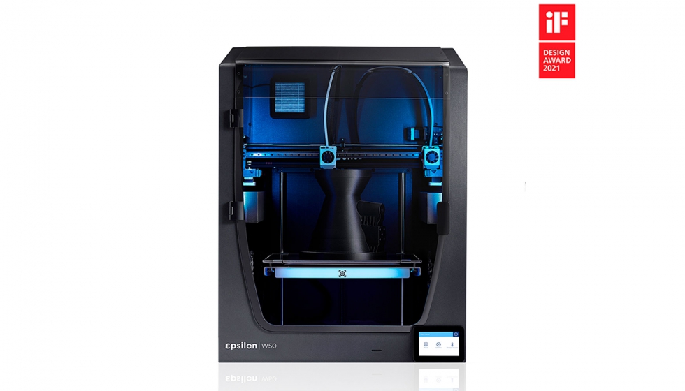 La Epsilon W50 es una potente impresora 3D profesional, diseada para fabricar piezas a gran escala con materiales industriales...