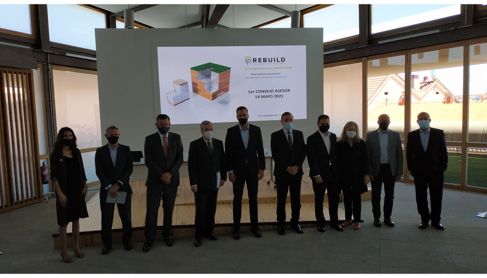 Participantes en el Consejo Asesor de Rebuild 2021 tras su finalización Participantes en el Consejo Asesor de Rebuild 2021 tras su finalización